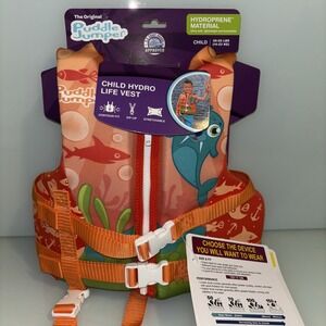 Stearns Puddle Jumper Child Hydro Life Vest Jacket Walrus Orange (30-50 lbs)